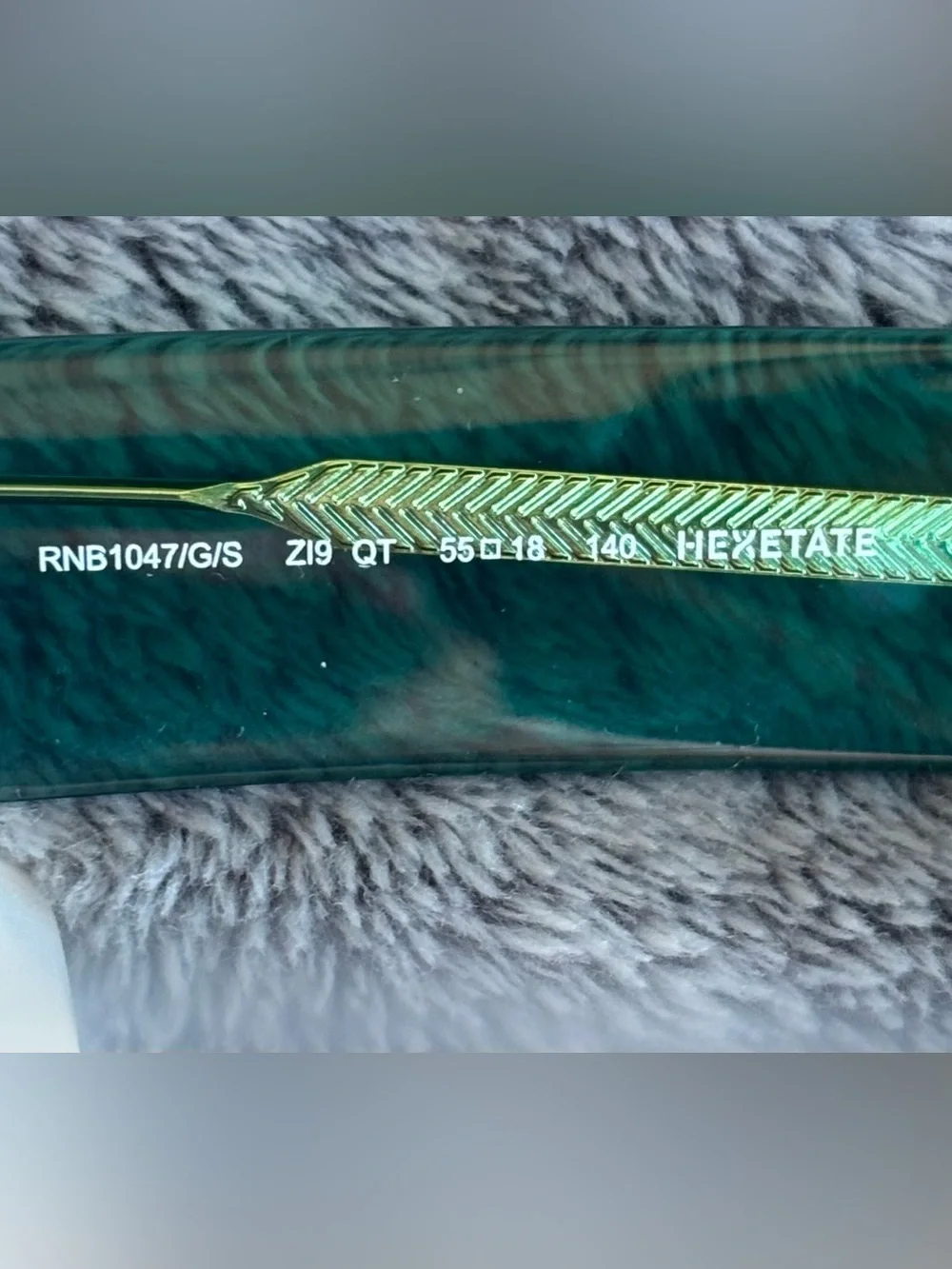 rag & bone 55mm Oval Sunglasses in Teal NWT